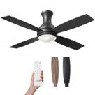Ventilador de Teto Consciot 132 cm com Luz LED Regulável e Controle Remoto