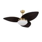 Ventilador de Teto Dormamu Dourado 3 Pás Tabaco 127V Ventilador de Teto Dormamu Dourado 3 Pás Tabaco 127V