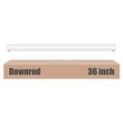 Ventilador de teto Downrod DPXMYG 91cm, cabo de extensão branco de 3 pés