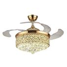 Ventilador De Teto E Lustre Luxuoso Led 6 Velocidades T1366