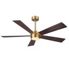Ventilador de teto ELEHINSER 54" com luz LED, motor DC de 6 velocidades Ventilador de teto ELEHINSER 54" com luz LED, motor DC de 6 velocidades