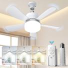 Ventilador de teto Eonini 2 em 1 Socket Light com controle remoto 1000LM