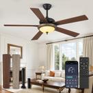 Ventilador de Teto Fanbulous 56" com Luz LED Regulável e Controle Remoto