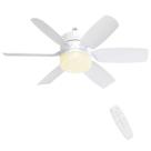 Ventilador de Teto Fanspex 52 cm 5 Velocidades Luz de 3 Cores Timer
