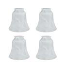 Ventilador de teto Glass Shade Aspen Creative Alabaster, pacote com 4 Ventilador de teto Glass Shade Aspen Creative Alabaster, pacote com 4