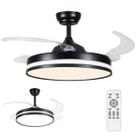 Ventilador de Teto Grande Led 3 em 1 Lampada Lustre Pa Retratil Controle Remoto Potente Silencioso Moderno