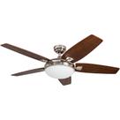 Ventilador de teto Honeywell Carmel Modern 122 cm com luz de 5 pás