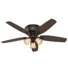 Ventilador de teto Hunter 52" Bronze LED 5 Blades Pull Chain