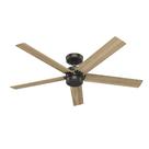 Ventilador de teto Hunter 52264 132 cm Noble Bronze Damp Rated Ventilador de teto Hunter 52264 132 cm Noble Bronze Damp Rated