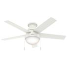 Ventilador de teto Hunter Anslee 117cm com luz LED interna de 5 lâminas