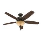 Ventilador de teto Hunter Builder Deluxe 52" LED Bronze 5-Blade