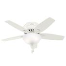 Ventilador de teto Hunter Newsome 42" LED 5 pás branco