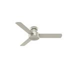 Ventilador de Teto Hunter Presto 112 cm 3 Pás Níquel Fosco