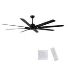 Ventilador de teto industrial Okkifann 191cm com motor DC de 8 pás