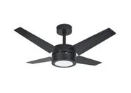 Ventilador de Teto Infinity Linea LED 3000K Preto 4 Pás 220 V + Controle 1054