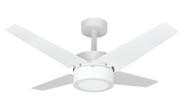 Ventilador de Teto Infinity Linea LED 6000K Branco 4 Pás 110 V + Controle 1054