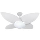 Ventilador De Teto Infinity Lótus Branco 4 Pás 110v+controle