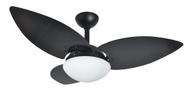 Ventilador de Teto Infinity Lótus Preto 3 Pás Uv Preto 110V+Controle 1025