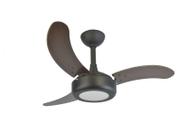 Ventilador de Teto Infinity Lux LED 3000K Preto 3 Pás MDF Tb 220V+Controle 2008