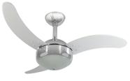 Ventilador de Teto Infinity Max Cromo 3 Pás MDF Br 220V+Controle 1007