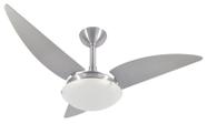 Ventilador de Teto Infinity Plus Es Prata 3 Pás MDF Prata 110V+Controle 2012