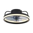 Ventilador de Teto Inteligente 55W com Luzes e Controle Remoto - Silencioso para Quarto