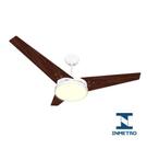 Ventilador de Teto Itacaré Branco Tabaco com LED Branco Quente 220V Ventex Ventilador de Teto Itacaré Branco Tabaco com LED Branco Quente 220V Ventex