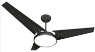 Ventilador de Teto Itacaré LED 6500K Preto Com 3 Pás de MDF 110V+Controle - Ventex Ventilador de Teto Itacaré LED 6500K Preto Com 3 Pás de MDF 110V+Controle - Ventex