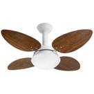 Ventilador de Teto Jet Pétalo Venti-delta Branco 4Pás Imbuia 220 V