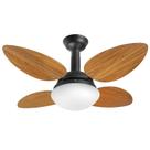 Ventilador de Teto Jet Pétalo Venti-delta Preto 4Pás Freijó 110 V