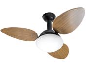 Ventilador De Teto Jet Preto/Mogno Venti-Delta