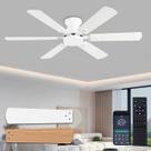 Ventilador de teto KNUN SY93 142 cm Luz LED embutida branca