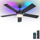 Ventilador de teto Kviflon 132cm com luzes e controle remoto RGB Ventilador de teto Kviflon 132cm com luzes e controle remoto RGB