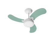 Ventilador de Teto Led Colors Br/Verde 220V+Controle Remoto
