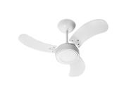 Ventilador de Teto Led Colors Branco 110V+Controle Remoto