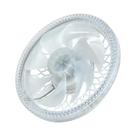 Ventilador De Teto LED Com Controle Remoto Inteligente E Luz E27 Regulável 4 Velocidades Para Sala