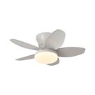 Ventilador De Teto LED De 25 Polegadas Com Controle Remoto Para Sala De Estar E Quarto