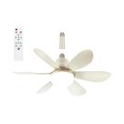 Ventilador De Teto LED E27 40W Com Controle Remoto, 3 Modos, Alta Potência De Vento Para Sala De
