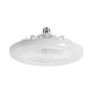 Ventilador De Teto LED Inteligente Com Controle Remoto De 3 Velocidades 25,5CM Universal E27 Mini