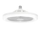 Ventilador De Teto LED Inteligente De 3 Velocidades Com Controle Remoto Base E27 Para Quarto Sala De