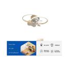 Ventilador De Teto LED Inteligente Regulável Com Luz E Controle 2 Em 1, Decoração Moderna Para