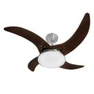 Ventilador de Teto Led Mareiro Alumínio Escovado 127V Tron