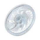 Ventilador De Teto LED Moderno Com Controle Remoto 4 Velocidades 360 graus Lâmpada E27 Para Circulação