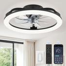 Ventilador de teto LEDIARY 20" Dimmable Light Remote App Control