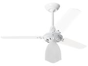 Ventilador de Teto Loren-Sid Diplo M3 Lumi Branco 127V com Pás Injetadas Transparentes Ref-287