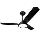 Ventilador de Teto Lorensid Diplo M3 Lumi Led 220v 3 Pás 3 Velocidades Preto