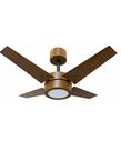 Ventilador de Teto Luxo Led Madeira Led 6000k 220v+ Controle