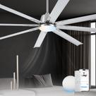 Ventilador de teto Minislak 183cm 8 Blades Light WiFi Remote