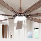 Ventilador de teto Minislak CX 183cm Outdoor WiFi Alexa 7-Blade