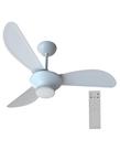 Ventilador de teto mistral led 18w 3 pás 127/220v ventisol